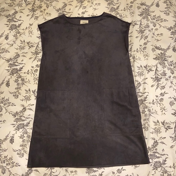 Wilfred free vegan faux suede dress with pockets xxs - Picture 1 of 3